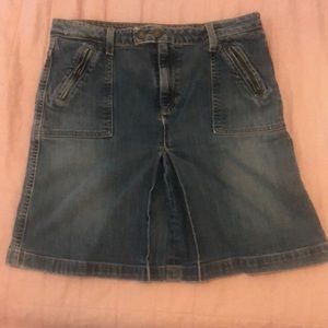 Blue demin skirt